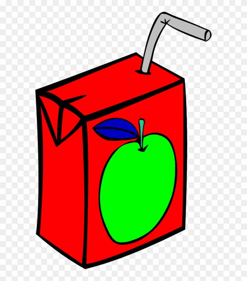 Vector Clip Art - Juice Box Clipart Black And White #124682