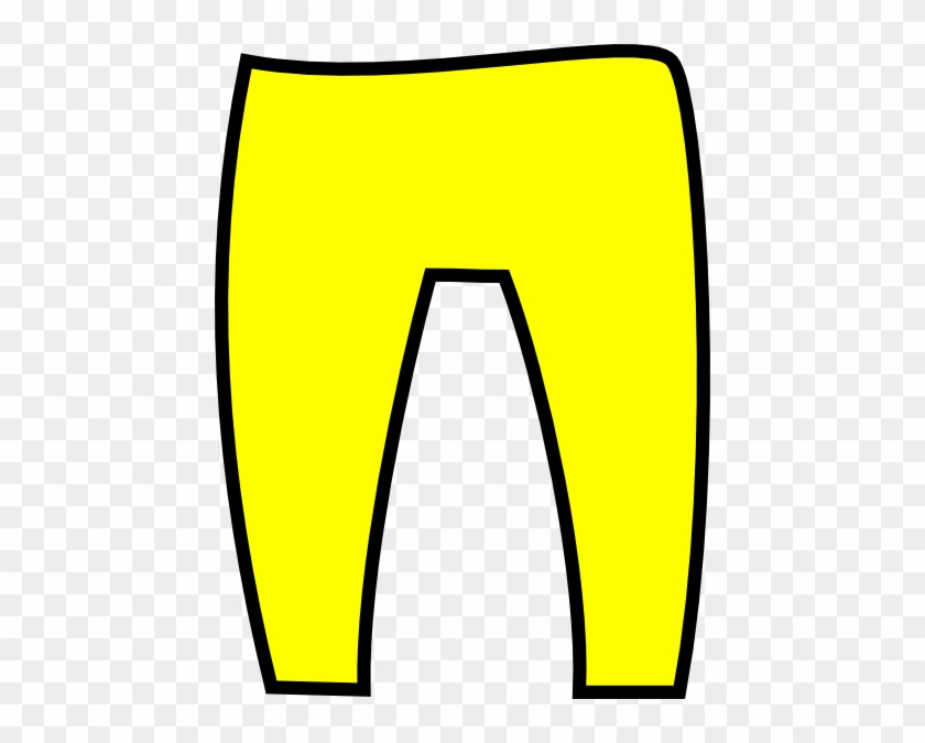 Elf Clipart Pants - Yellow Pants Clipart #124700