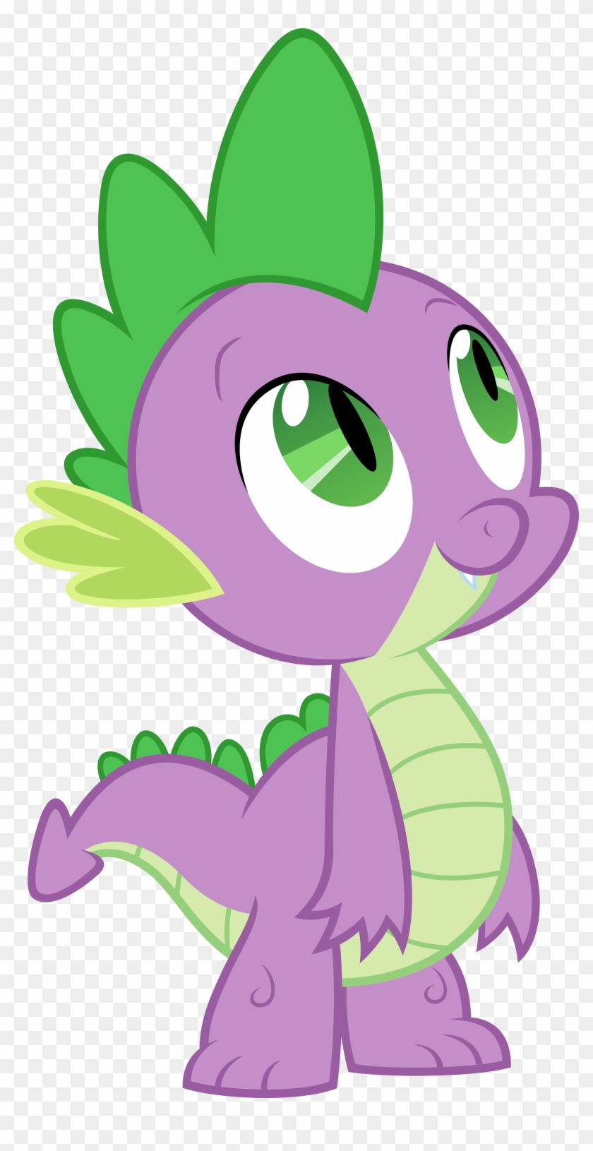 My Little Pony Clipart High Resolution - My Little Pony Spike Happy #124708