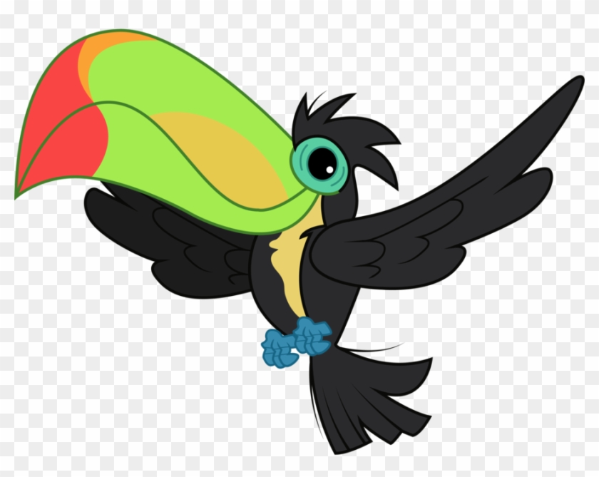 Toucan Clipart Black And White - Mlp Toucan #124930