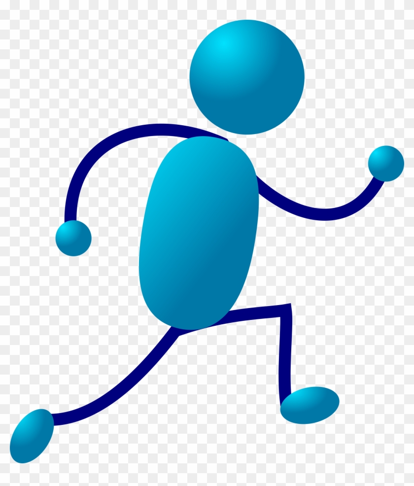 Microsoft Clipart Stickman - Stick Man Running #125252