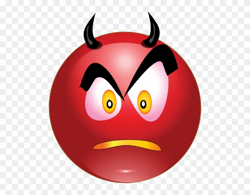 Sad Smiley Emoticon Clipart Royalty Free Public Domain - Devil Horns Emoticons #125310