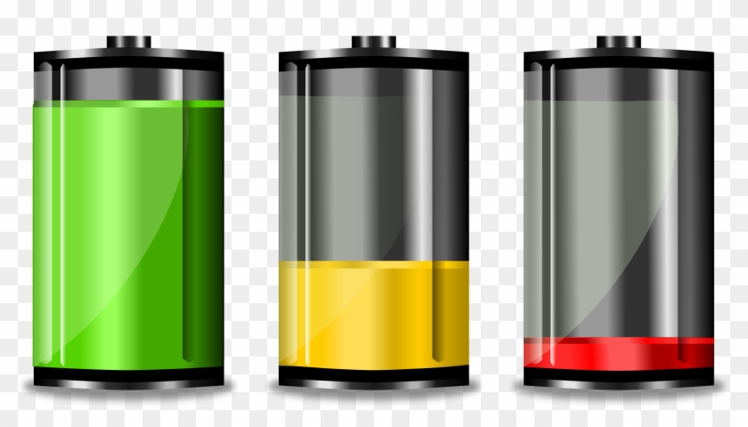 D Battery Clipart - Battery Level Icon Png #125746