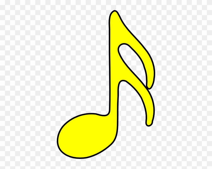 Sixteenth - Note - Clip - Art - Yellow Musical Notes Transparent #125809