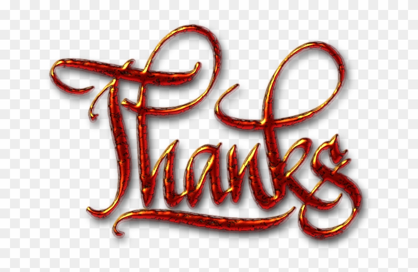 Thanks Textured Digital Calligraphy By Florinf Just - Thanks Clip Art #125867