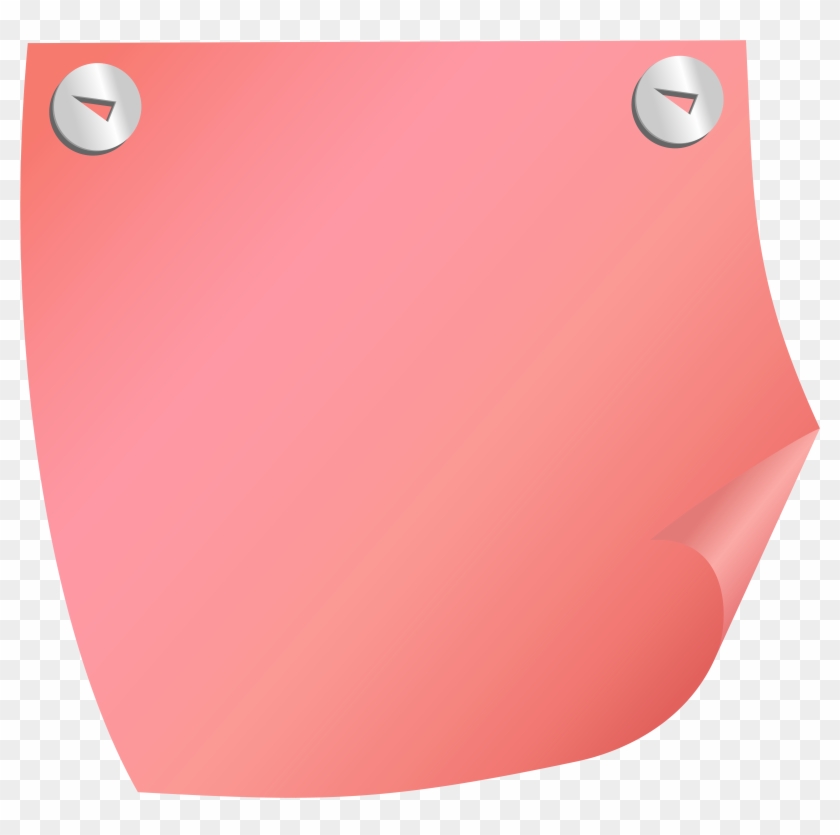 Sticky Note Red Png Clip Art - Sticky Note Red #125897