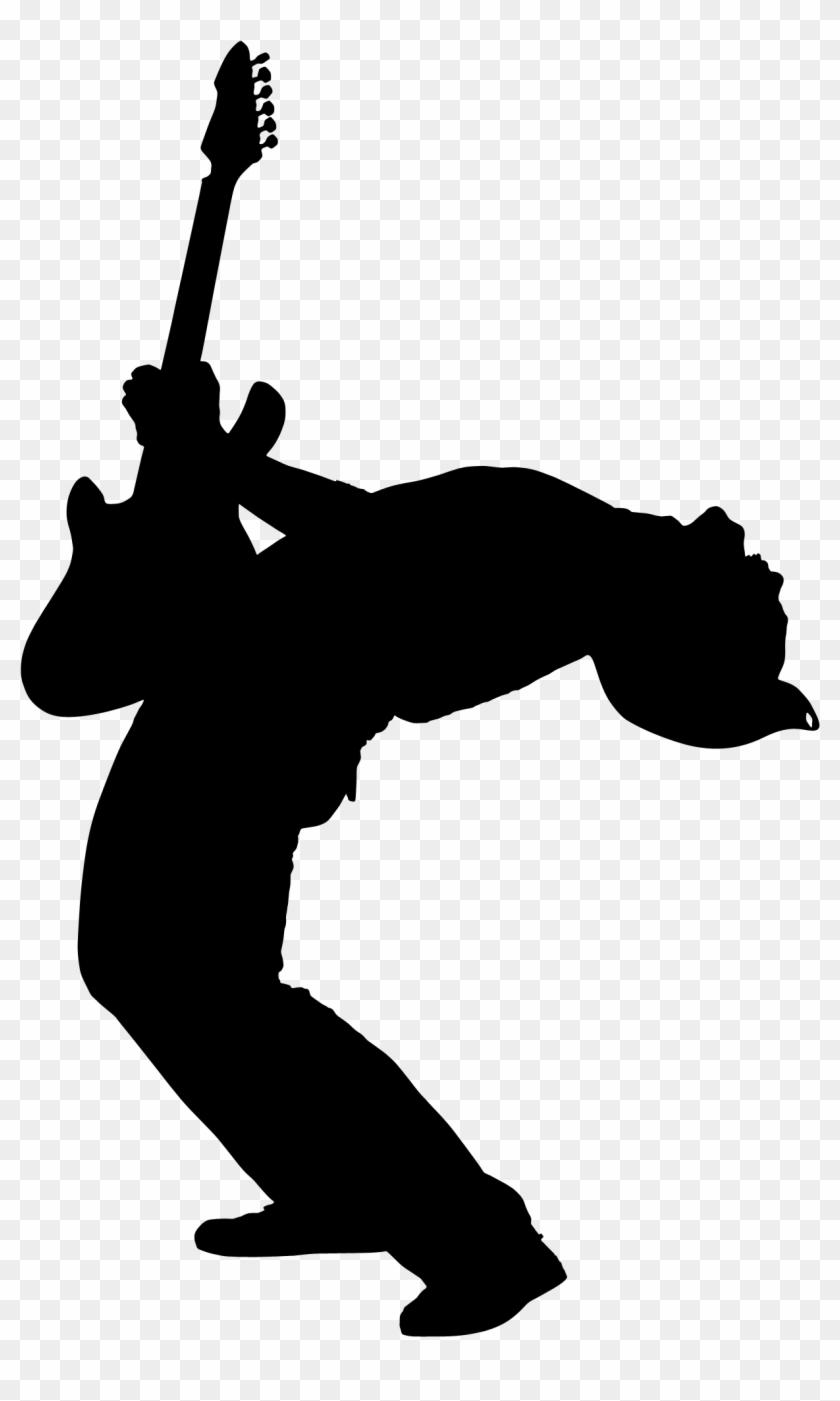 Spread The Word - Guitar Player Silhouette Png #125969