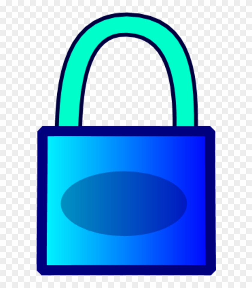 Padlock Closed Green - Clip Art #126116