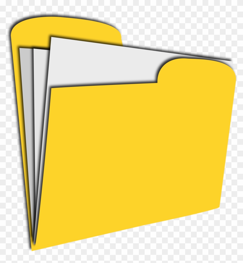 Paper Directory File Folders Clip Art - Paper Records Clipart #126412
