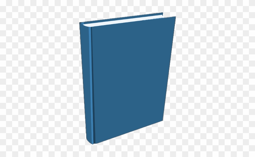Free Blue Book Clipart - Standing Book Transparent #126431