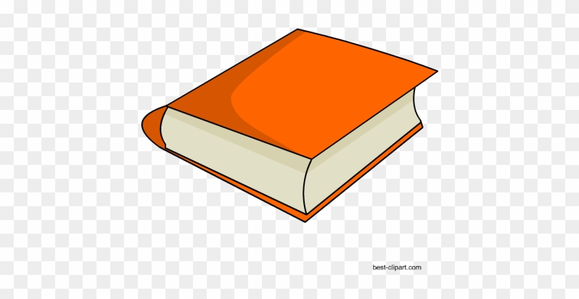 Free Orange Book Clipart - Book #126432