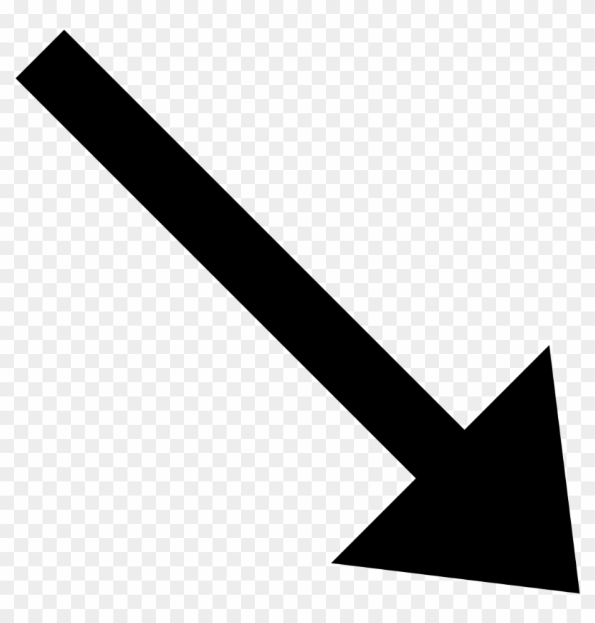 The Diagonal Clipart Clipground Clip Art Arrow - Arrow Pointing Diagonally Down #126564