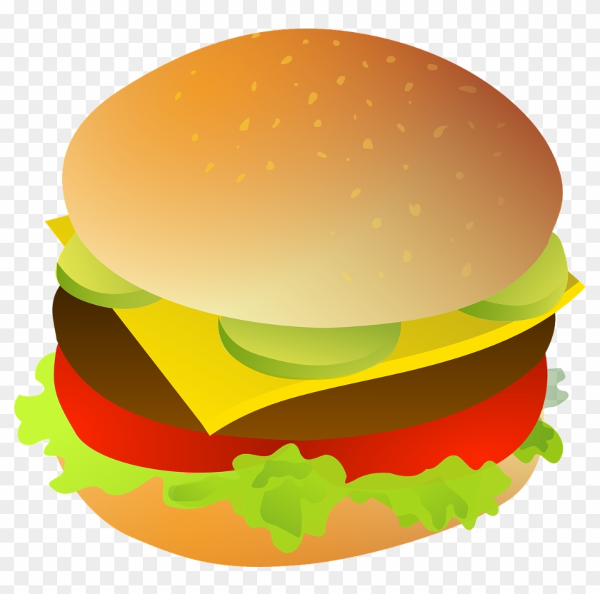 Hamburger Clip Art Clipart Free Clipart Microsoft Clipart - Cheese Burger Clip Art #126658
