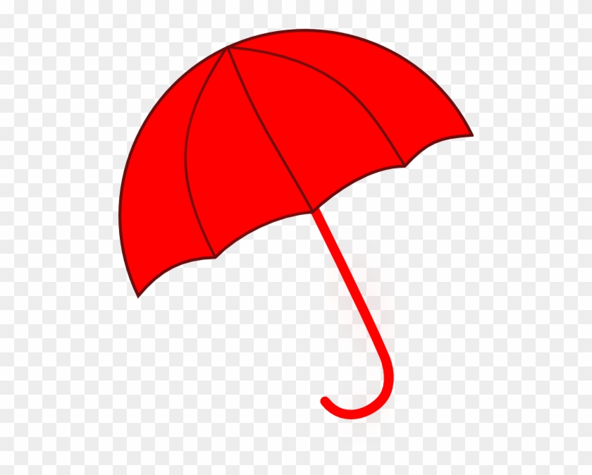 Red Umbrella Clip Art - Clip Art Red Umbrella #126861