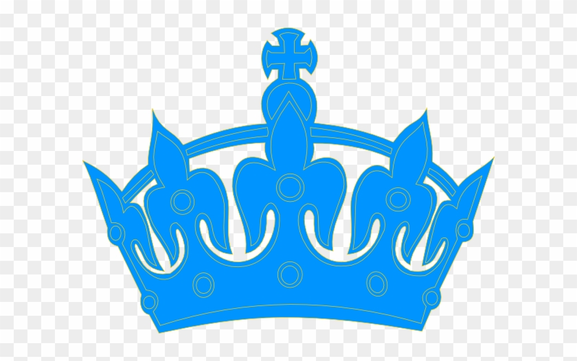 Blue Crown Clip Art - King Crown Vector Blue #126874