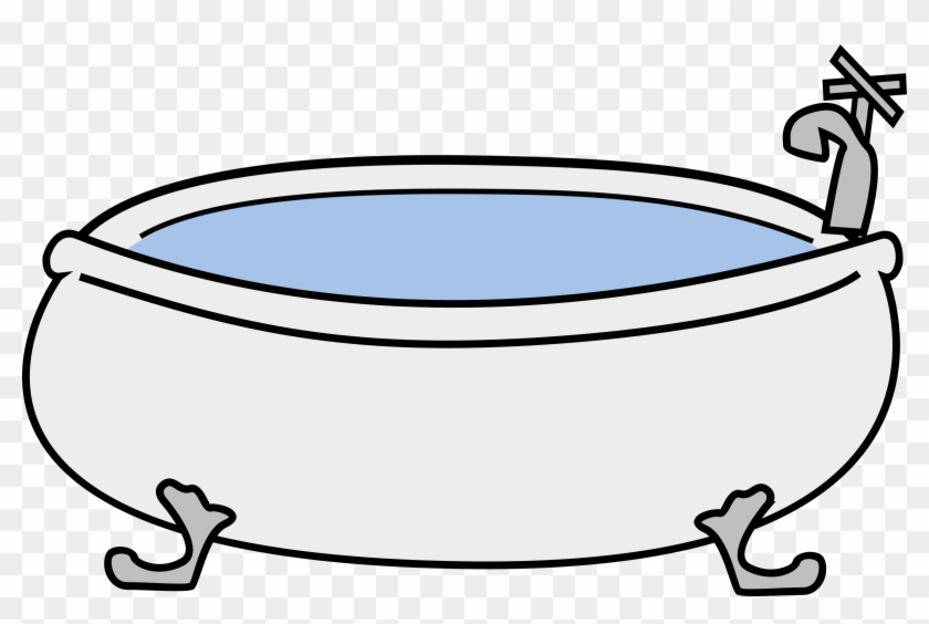 Bathtub Clipart Capacity - Bathtub Clipart Transparent #127045