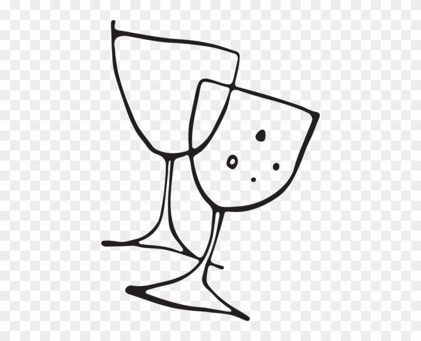 Vector Eps Clipart, Wine Or Champagne Glasses Copyright - Vector Eps Clipart, Wine Or Champagne Glasses Copyright #127090