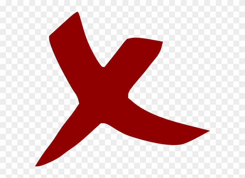 Free Vector X Wrong Cross No Clip Art - Wrong Icon Vector #127128
