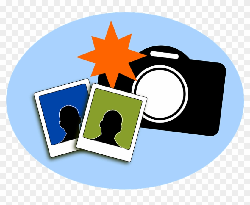 Camera And Photos Clipart #127383