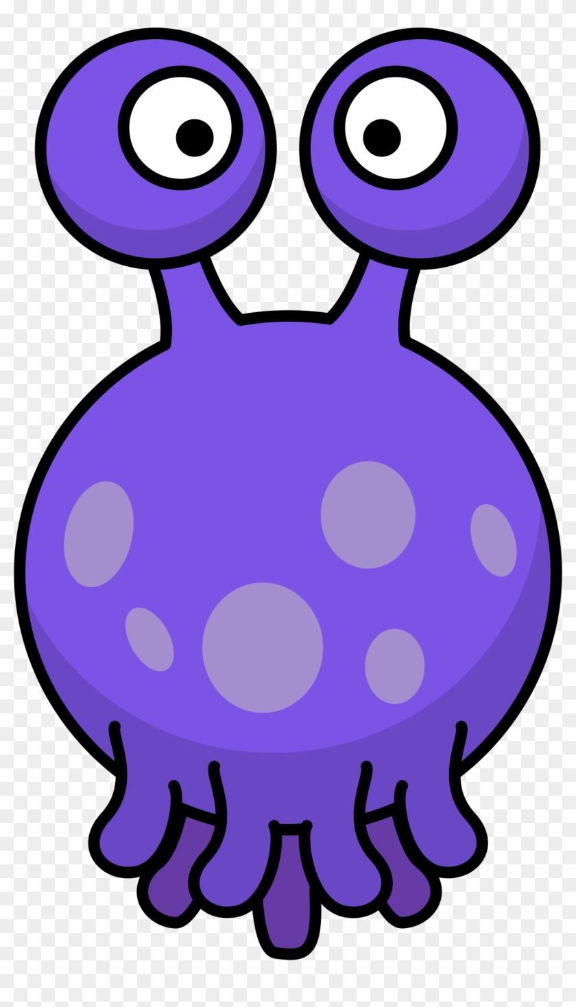 Clipart Floating Silly Alien With Tentacles Png - มนุษย์ ต่าง ดาว การ์ตูน #127718