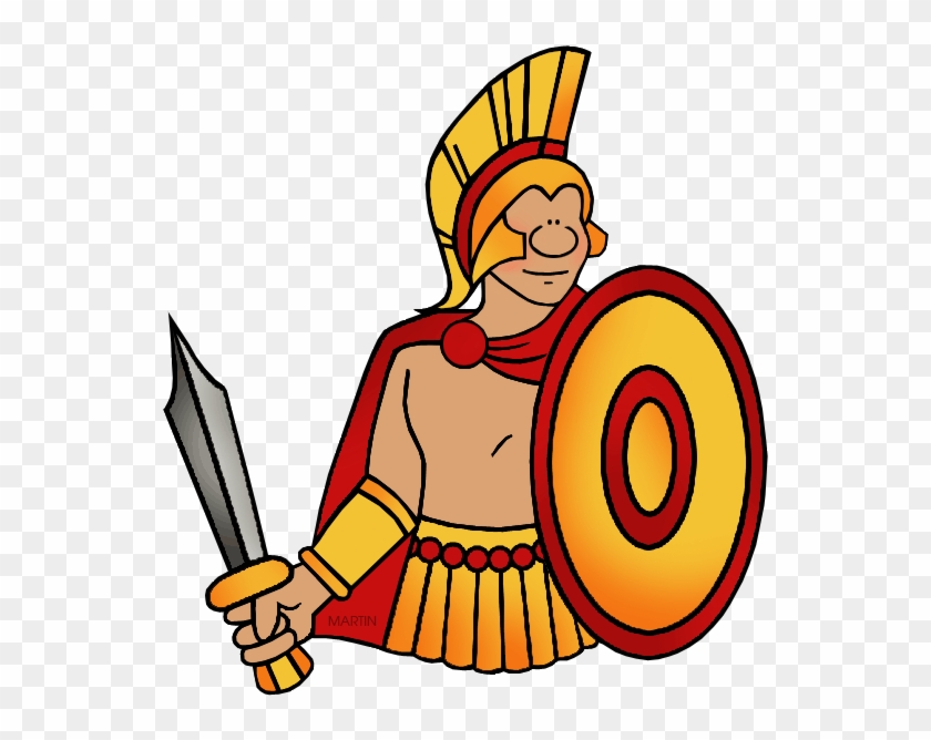 Spartan - Battle Of Troy Clip Art #128133