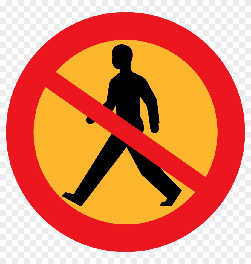 Big Image - No Entry Sign Vector #128185