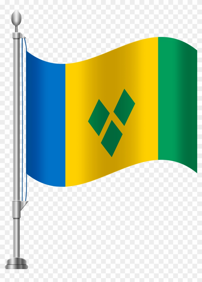 St Vincent And The Grenadines Flag Png Clip Art - St Vincent And The Grenadines Flag Png Clip Art #128309