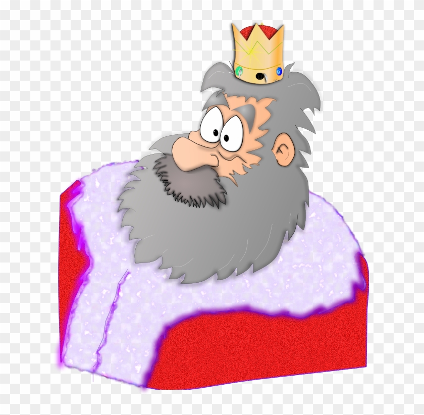 King Clipart - Santa With Crown #128291