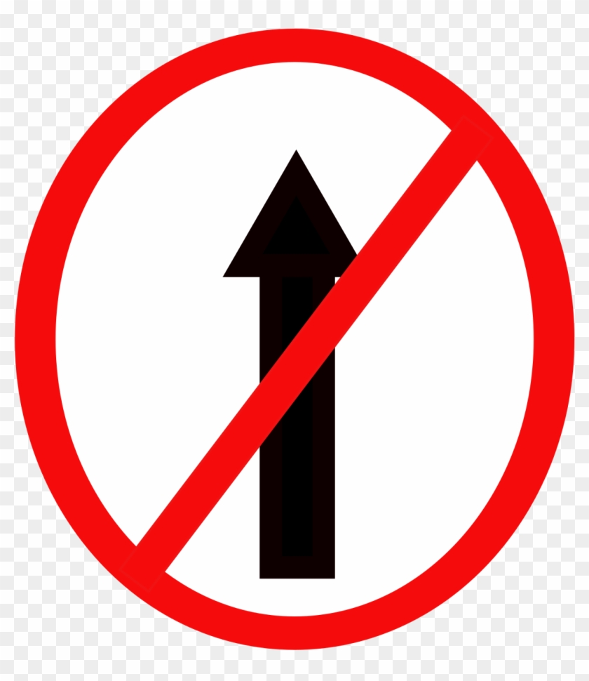 No Entry Road Sign