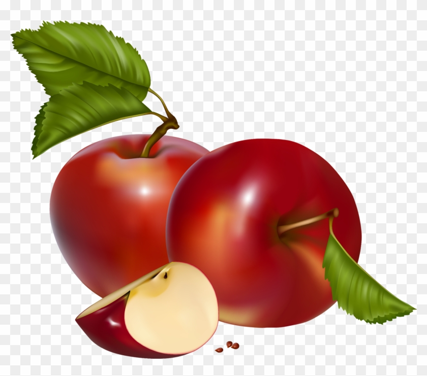 Red Apples Png Clipart - Apples Clipart Png #128315