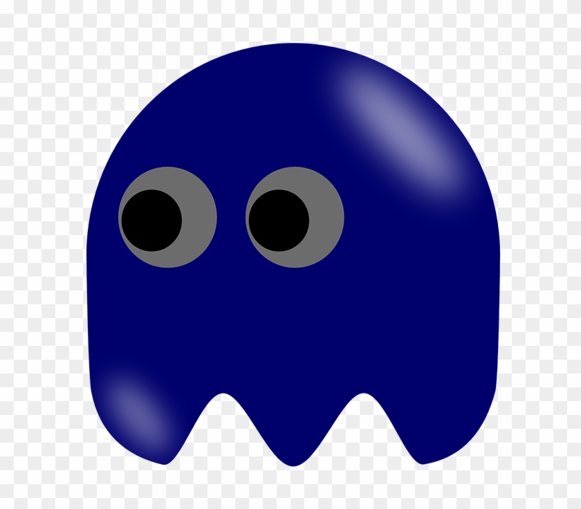 Pacman Ghost Left Looking Clip Art At Clker - Pacman Animated Ghosts Gifs #128399