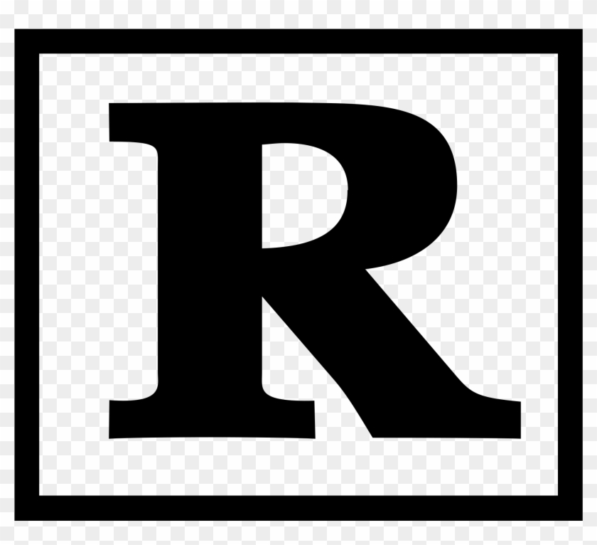 File - Rated R - Svg - Wikimedia Commons - Motion Picture Association Of America Film Rating System #128413