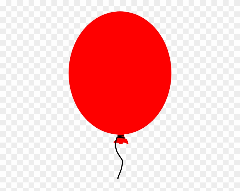 Pretty Looking Red Balloon Clipart Clip Art At Clker - Balloon Clip Art #128448