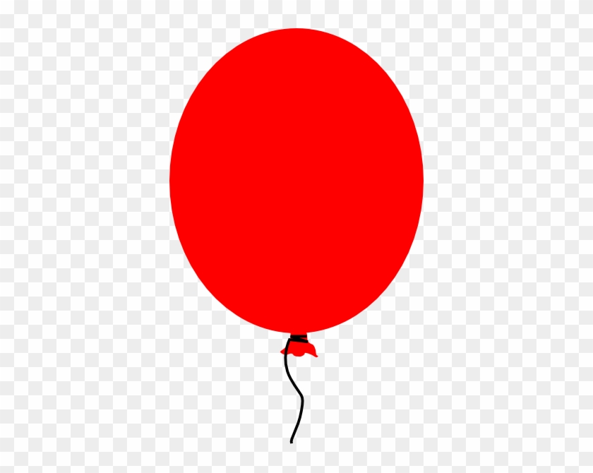 Pretty Looking Red Balloon Clipart Clip Art At Clker - Balloon Clip Art #128448