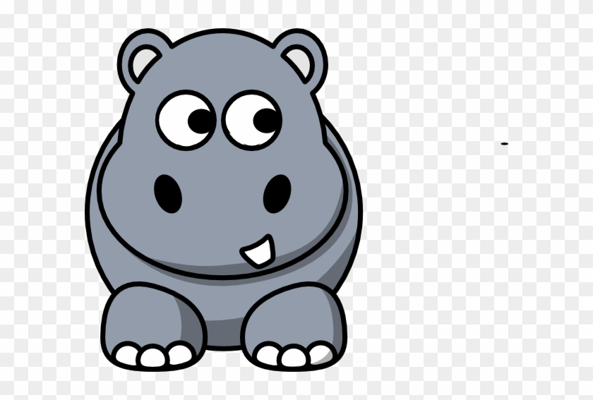 Cartoon Hippo Clipart #128457