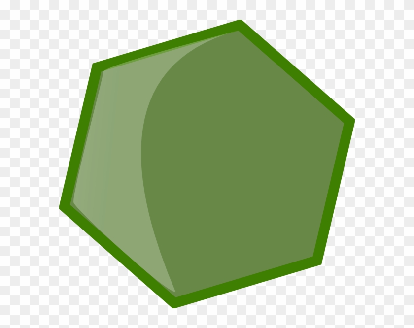 Hexagon Green Clip Art At - Green Hexagon Png #128467