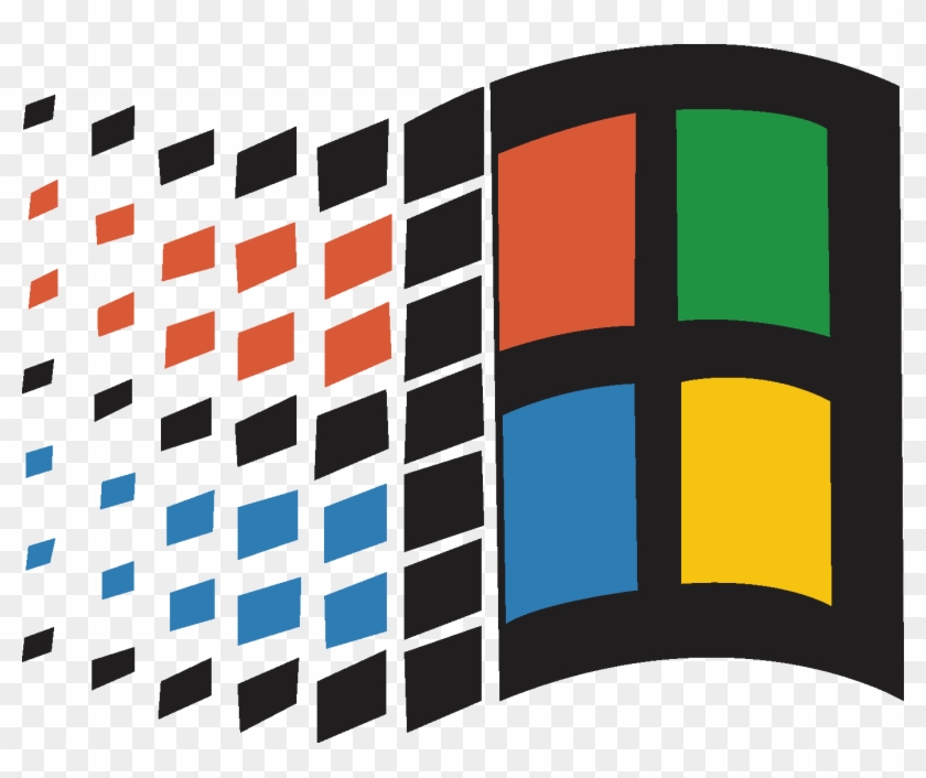 Microsoft Windows Compatible Icon - Windows 95 Logo Png #128538