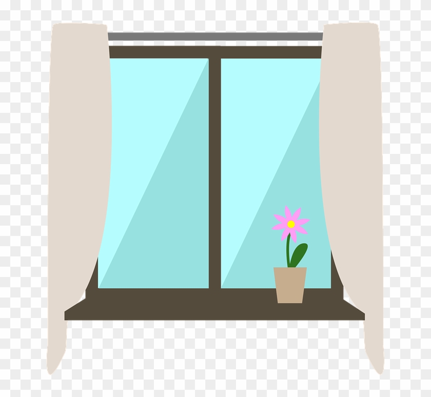 Window Inside Interior Building Glass Window Sill - Illustration #128613