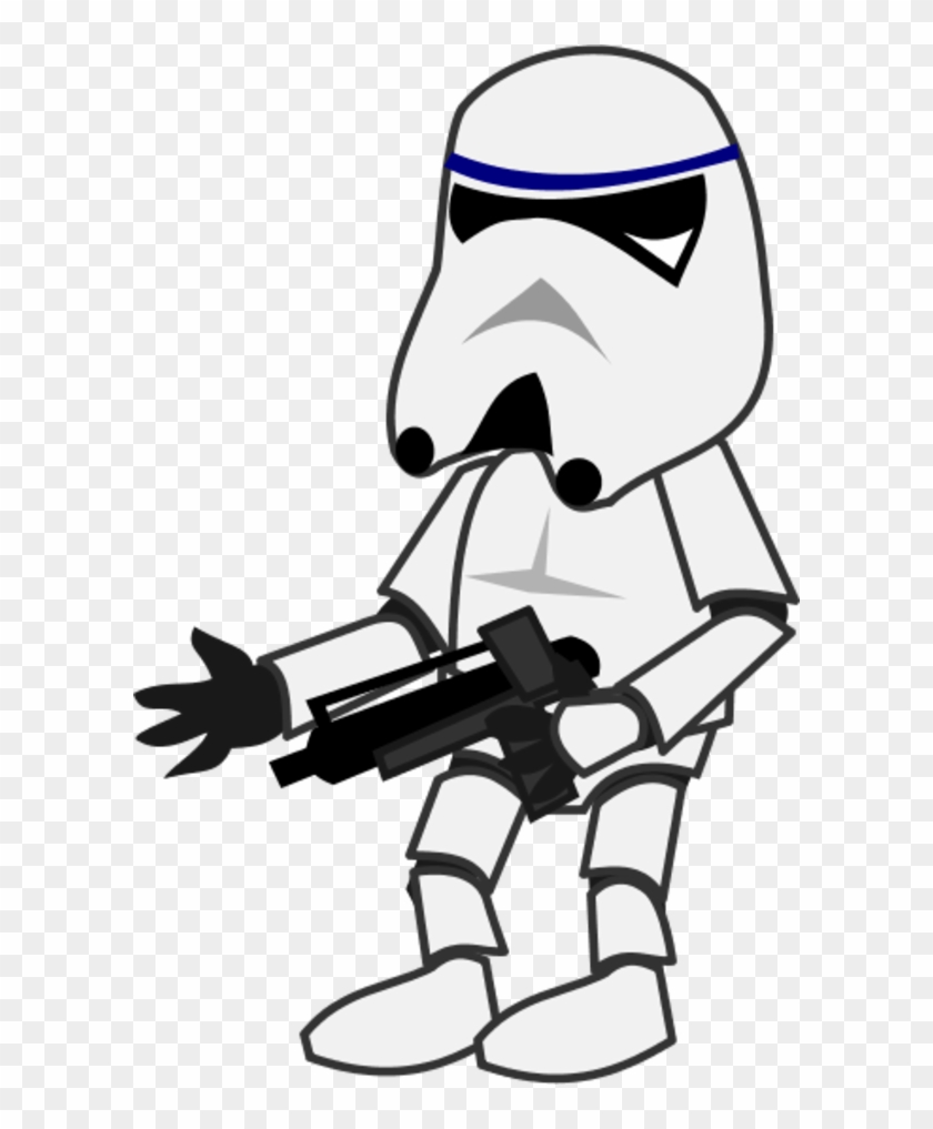 Comic Characters Stormtrooper Vector Clip Art 50ffeu - Clip Art Characters #128762