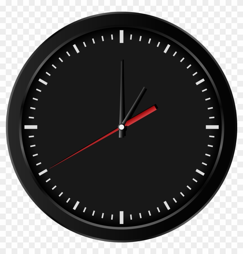 Black Wall Clockpng Clip Art - Kawasaki Watch Face #129007