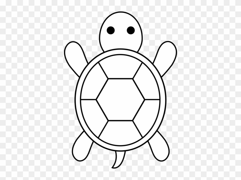 Clip Art Of Turtle Outline Cute Colorable Free - Wharf House Restaurant #129056