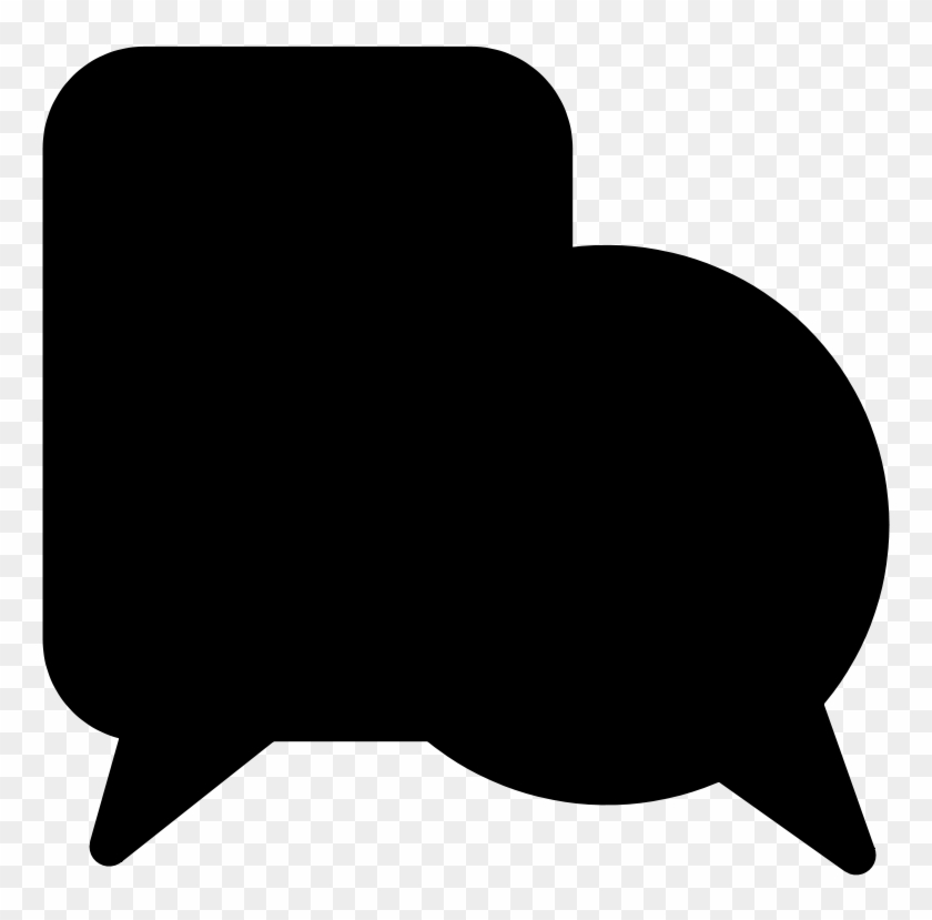 Discussion Icon Black Transparent #129113