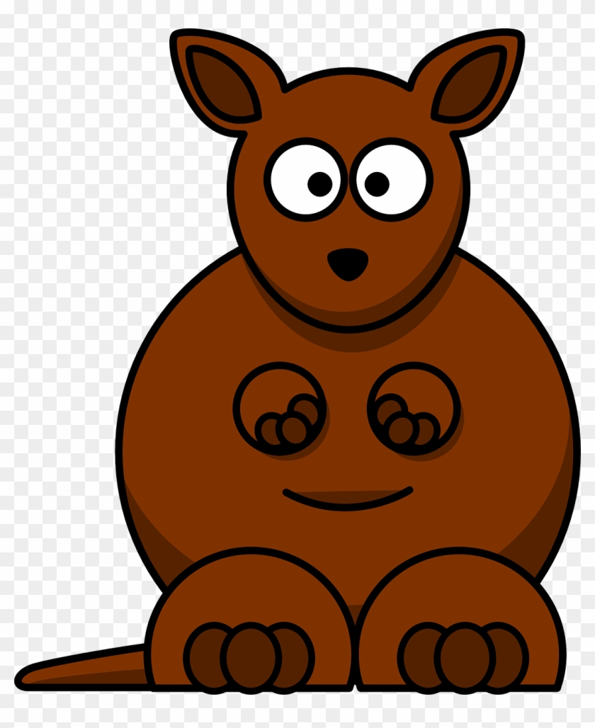 Free Image On Pixabay - Cartoon Kangaroo #129301