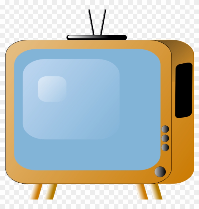 Tv Clip Art Old Styled Tv Set Clip Art Free Vector - Tv Clip Art #129356