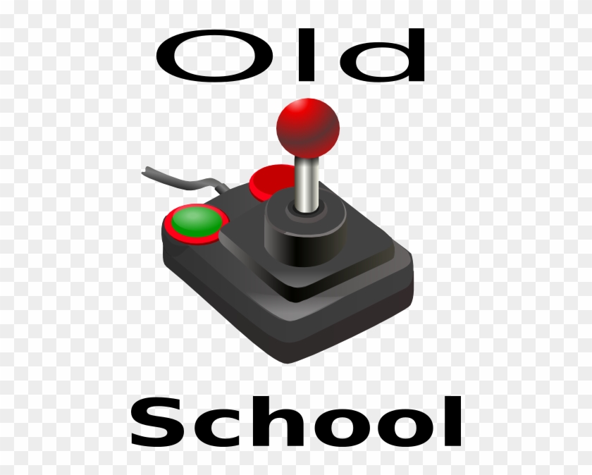 Old School Joystick Clip Art At Clker - Joystick And Controller Clipart #129378