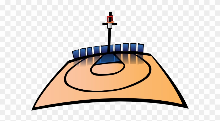 Basketball Court Clipart - Basketball Court Clip Art #129455