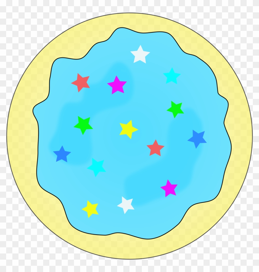 Clipart Blue Sugar Cookie - Sugar Cookie Clipart #129461