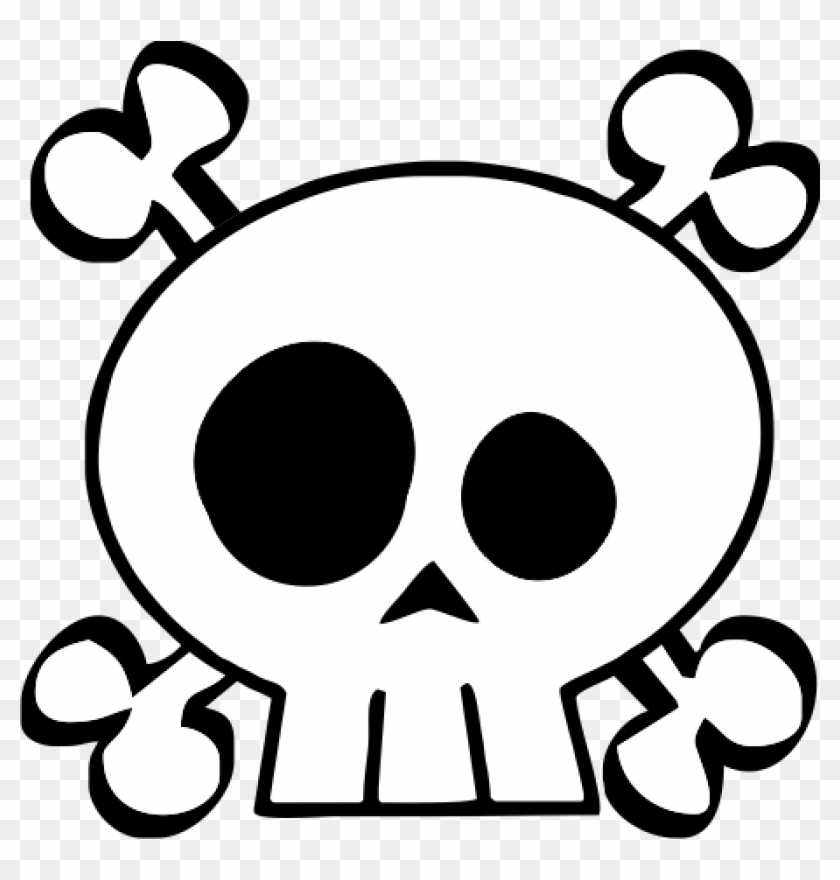 Funny Skull Free Download Clip Art On Clipart - Baby Skull And Crossbones #129464