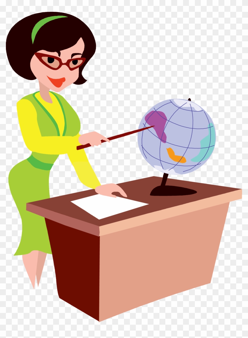 Teacher Education School Clip Art - Cartoon Teacher Animated Gif #680025