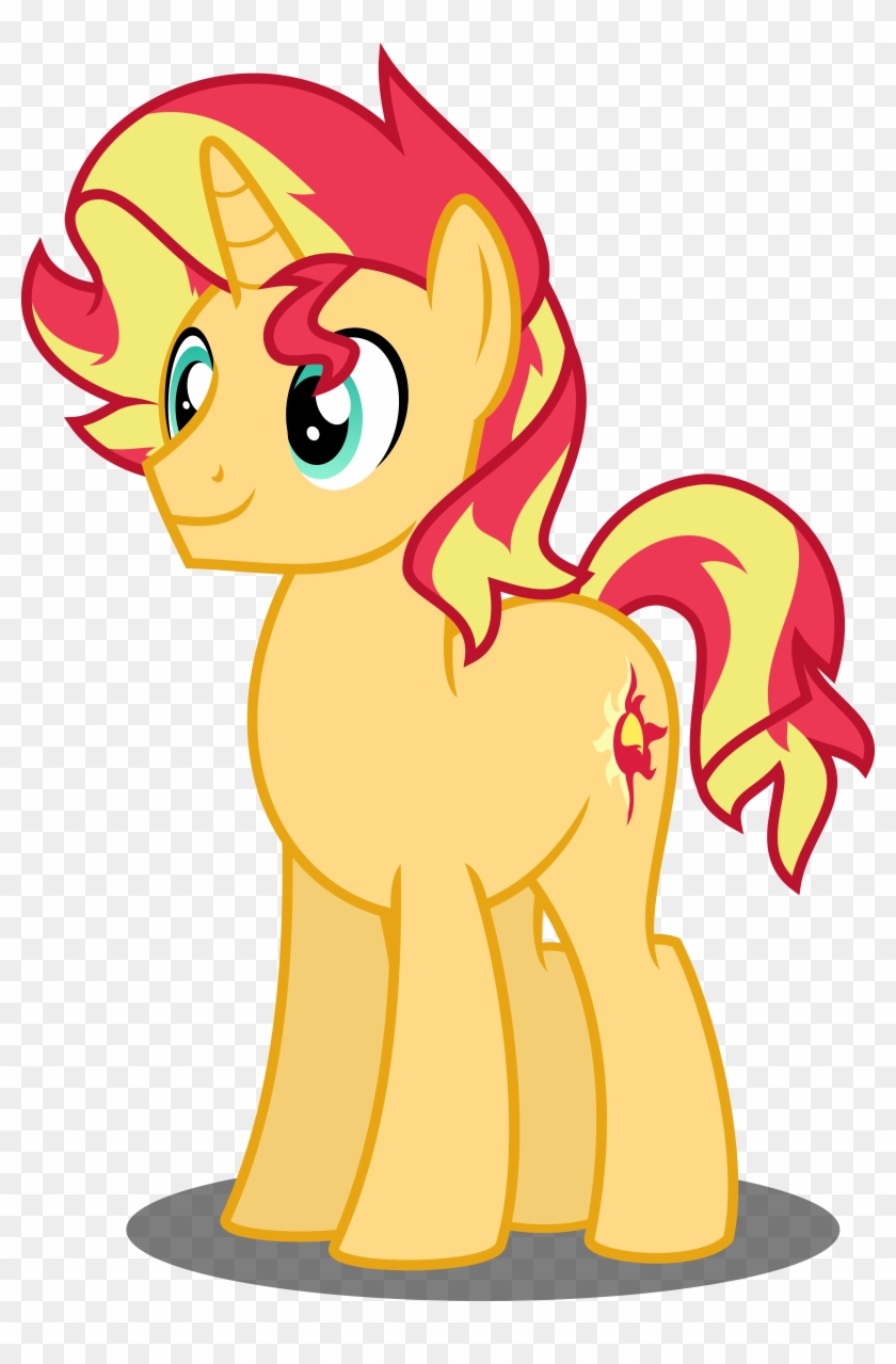 Sunset As A Dude By Orin331 - Mlp Sunset Shimmer Colt #680045